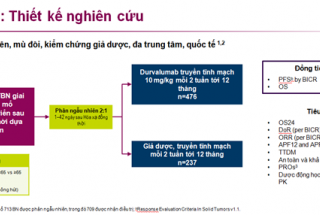 HIỆU QUẢ CỦA ĐIỀU TRỊ UNG THƯ PHỔI GIAI ĐOẠN 3 - PHÁC ĐỒ PACIFIC